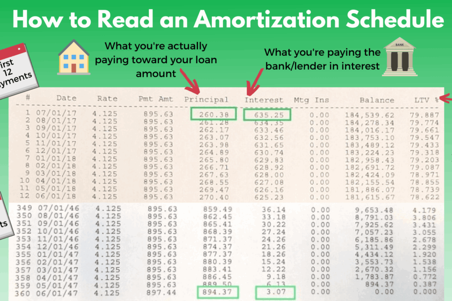 Free Printable Amortization Chart Printable Summer Activities