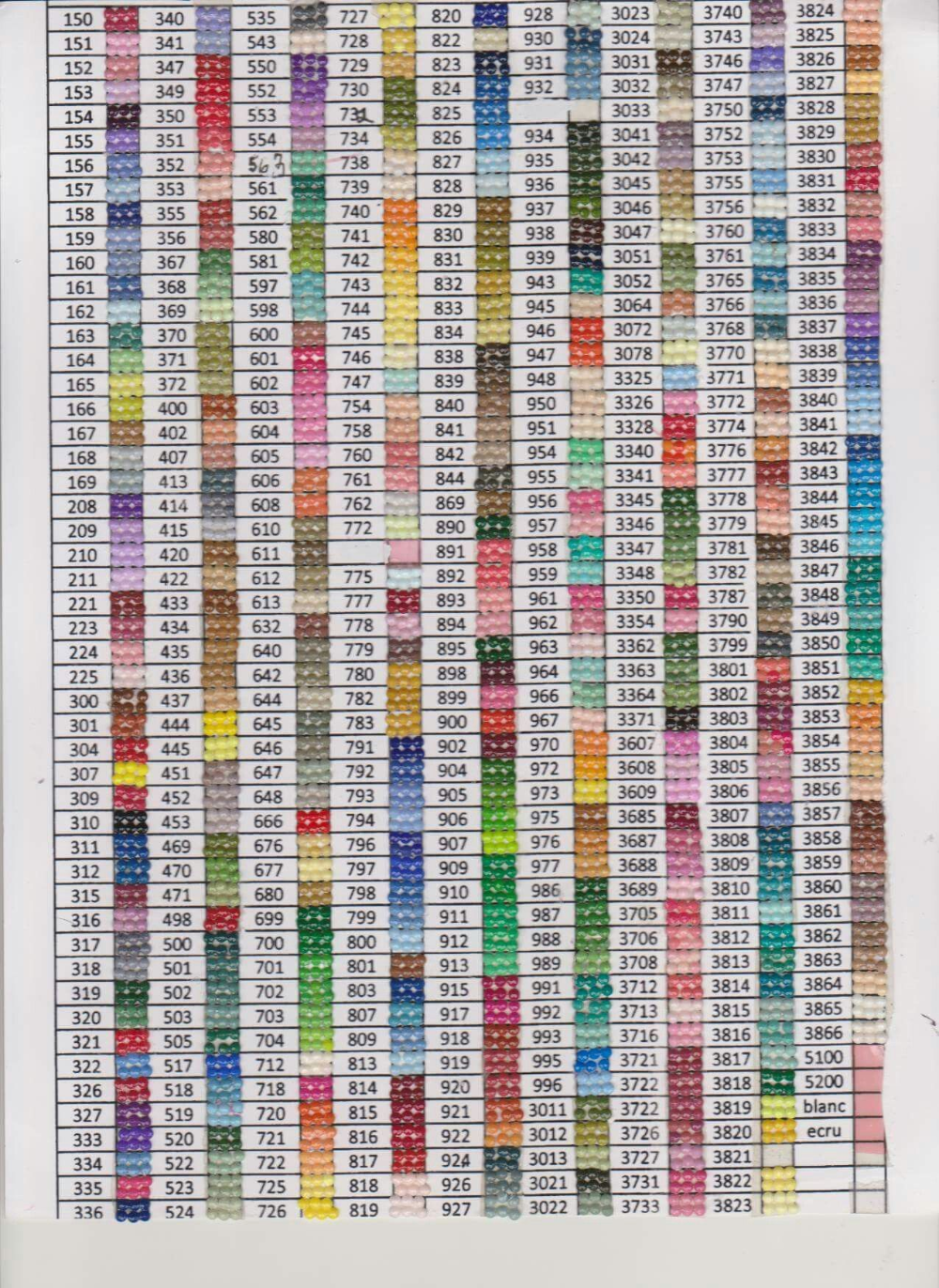 Free Printable Diamond Dotz Color Chart Educational Printable Activities