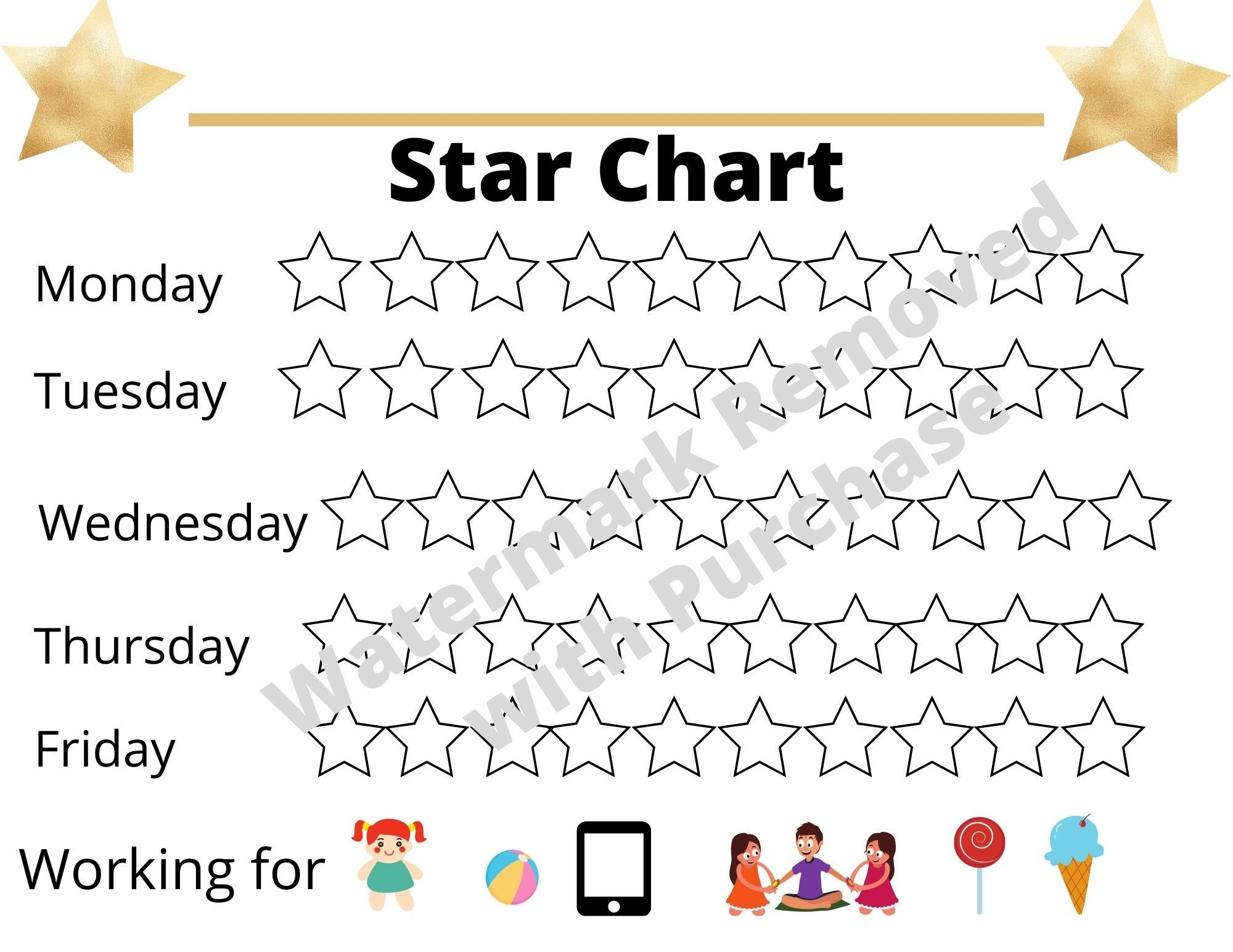 Free Printable Star Charts Mensdan
