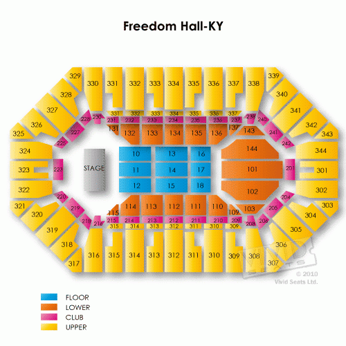 Freedom Hall KY Seating Chart Vivid Seats