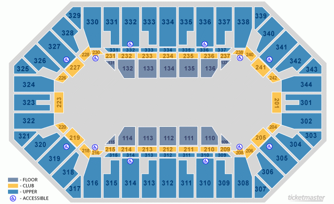 Freedom Hall Seating Chart Rows