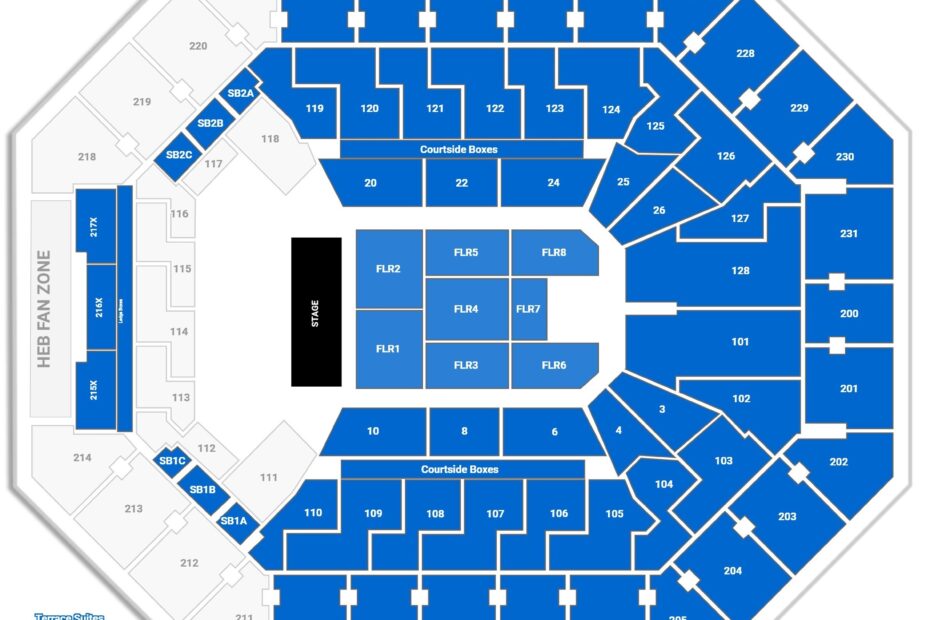 Frost Bank Center Concert Seating Chart RateYourSeats