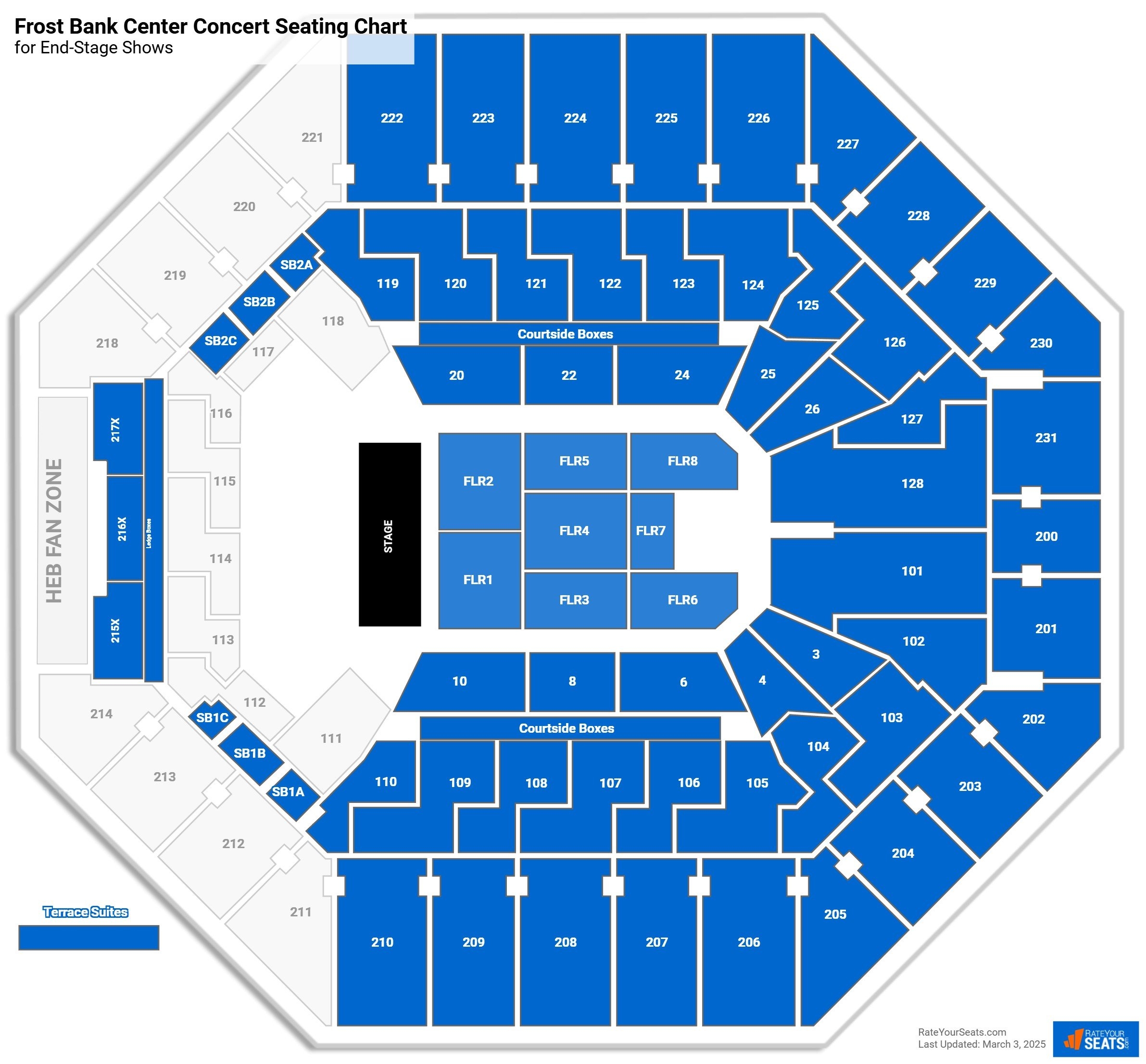 Frost Bank Center Concert Seating Chart RateYourSeats