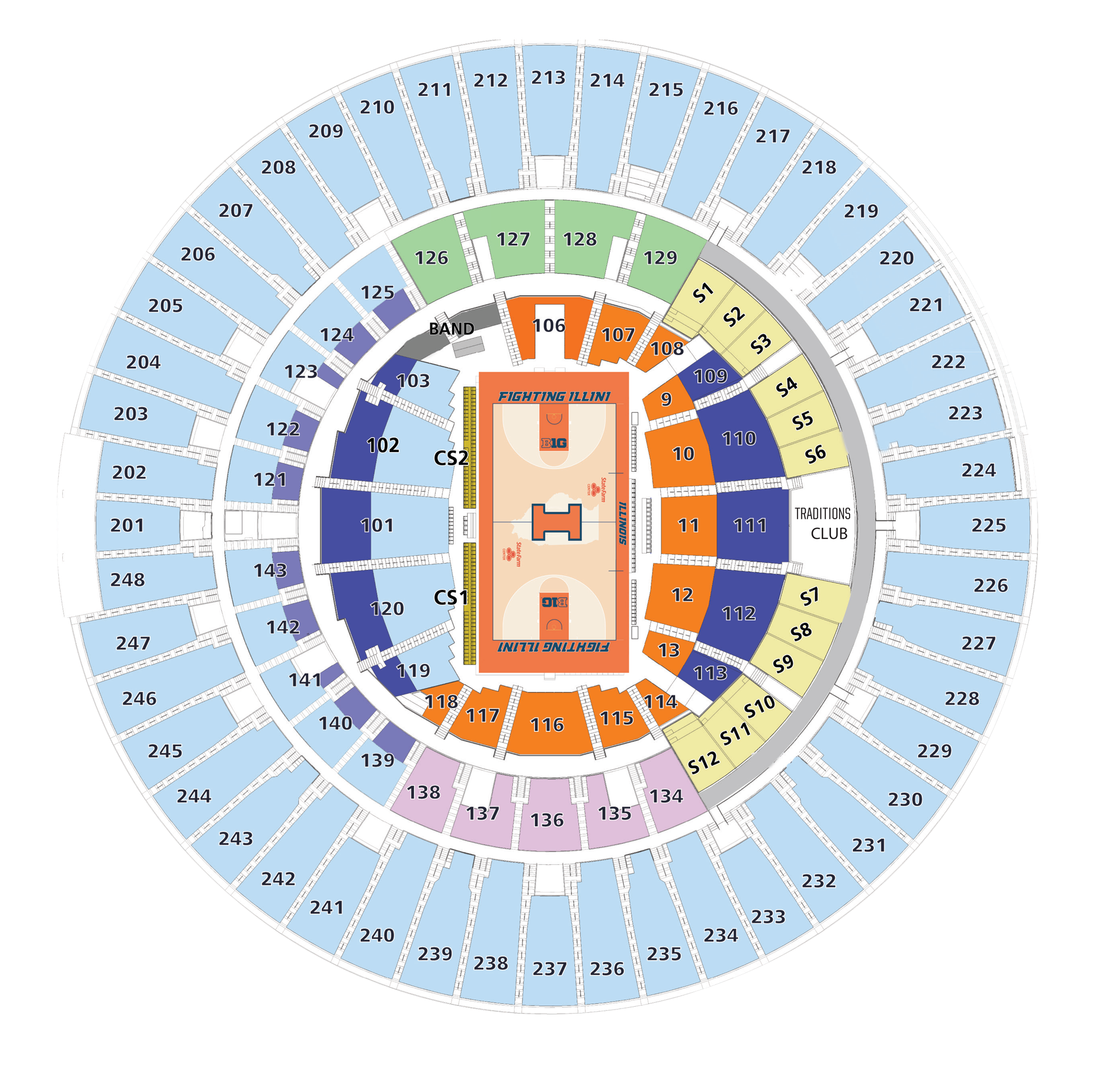 Garden Seating Chart Premier Seats
