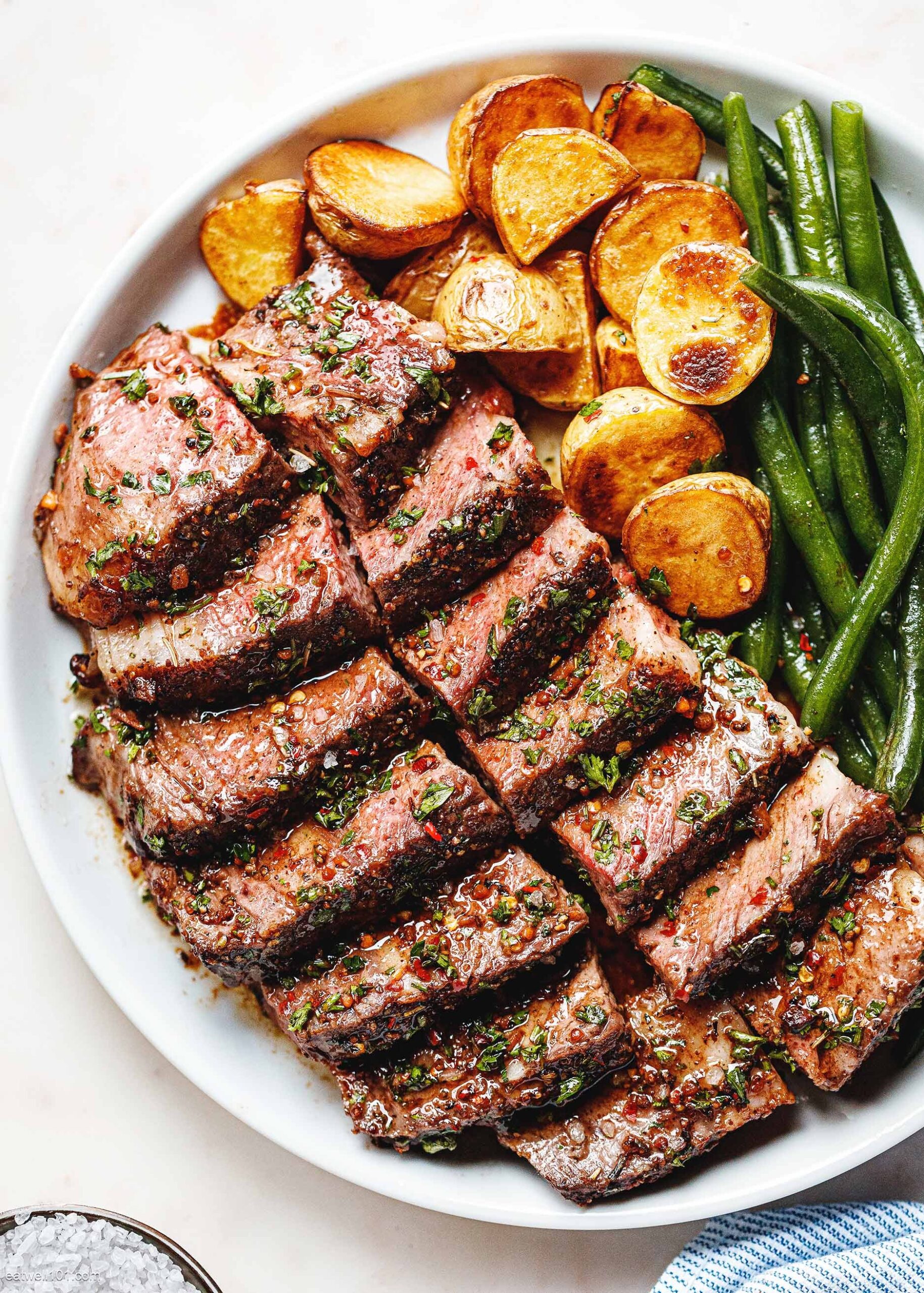 Garlic Herb Butter Steak Recipe In Oven Oven Roasted Steak Recipe 