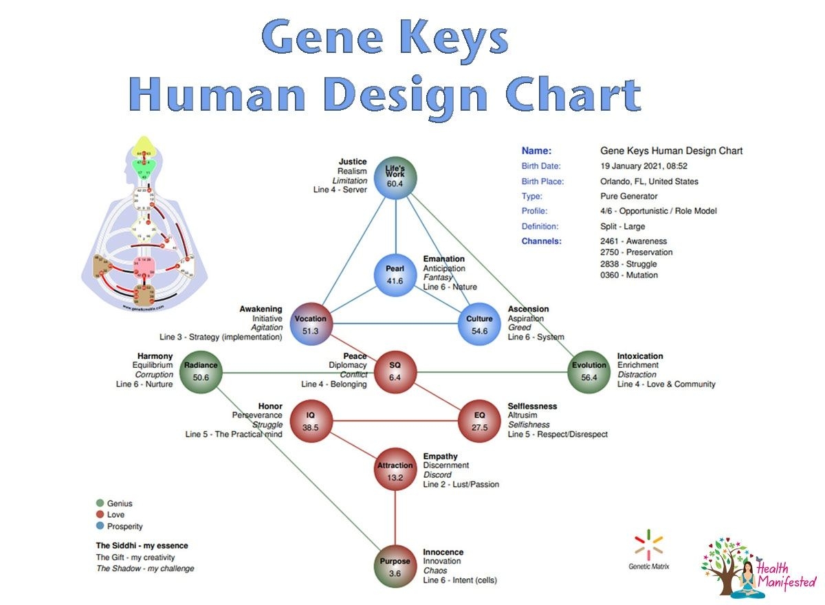 Gene Keys Human Design Chart Artofit