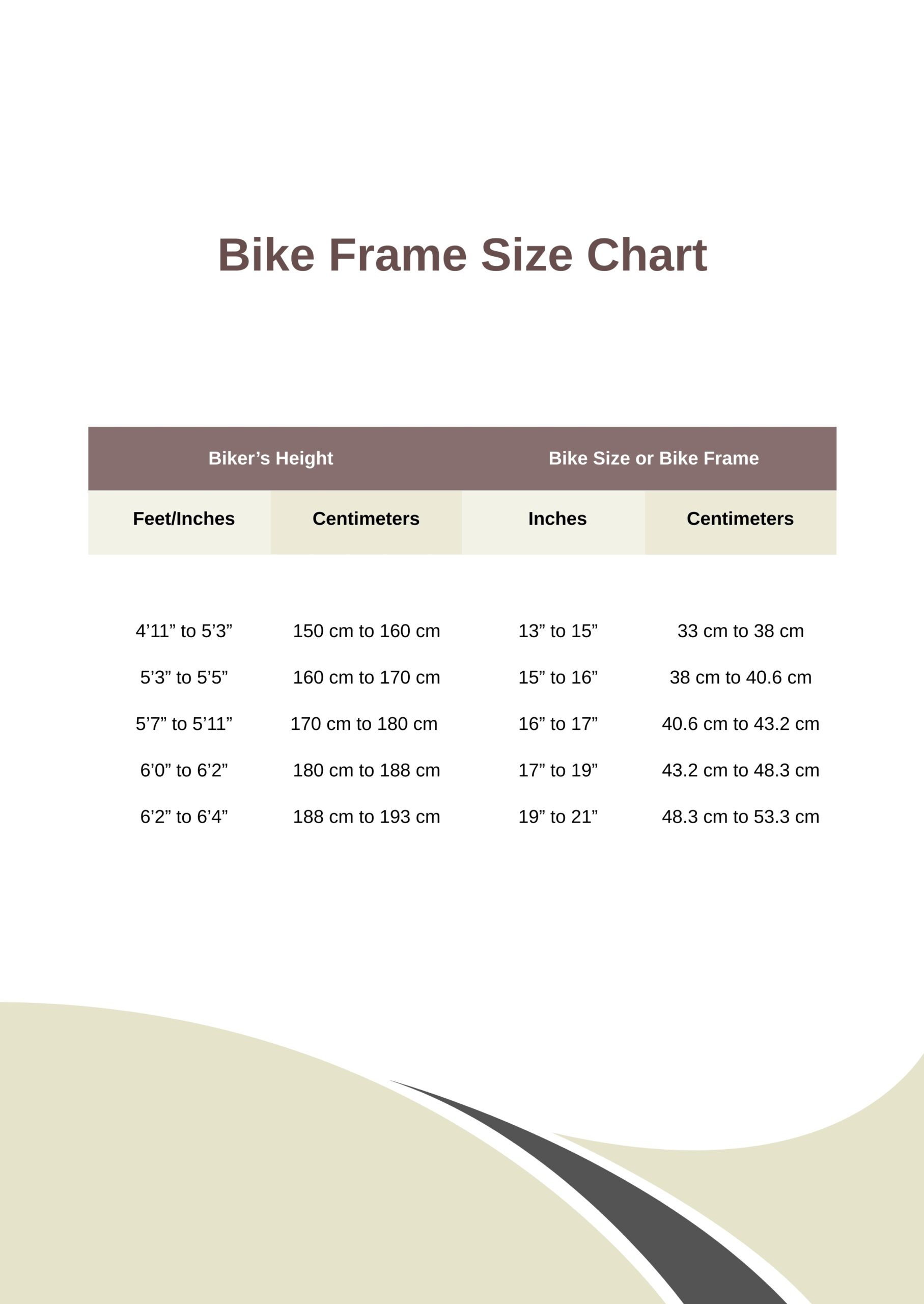 Giant Road Bike Frame Size Chart At Ruth Kuhlman Blog
