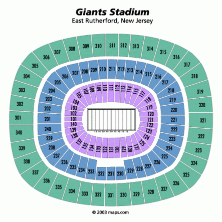 giants stadium seating chart giants stadium seating chart