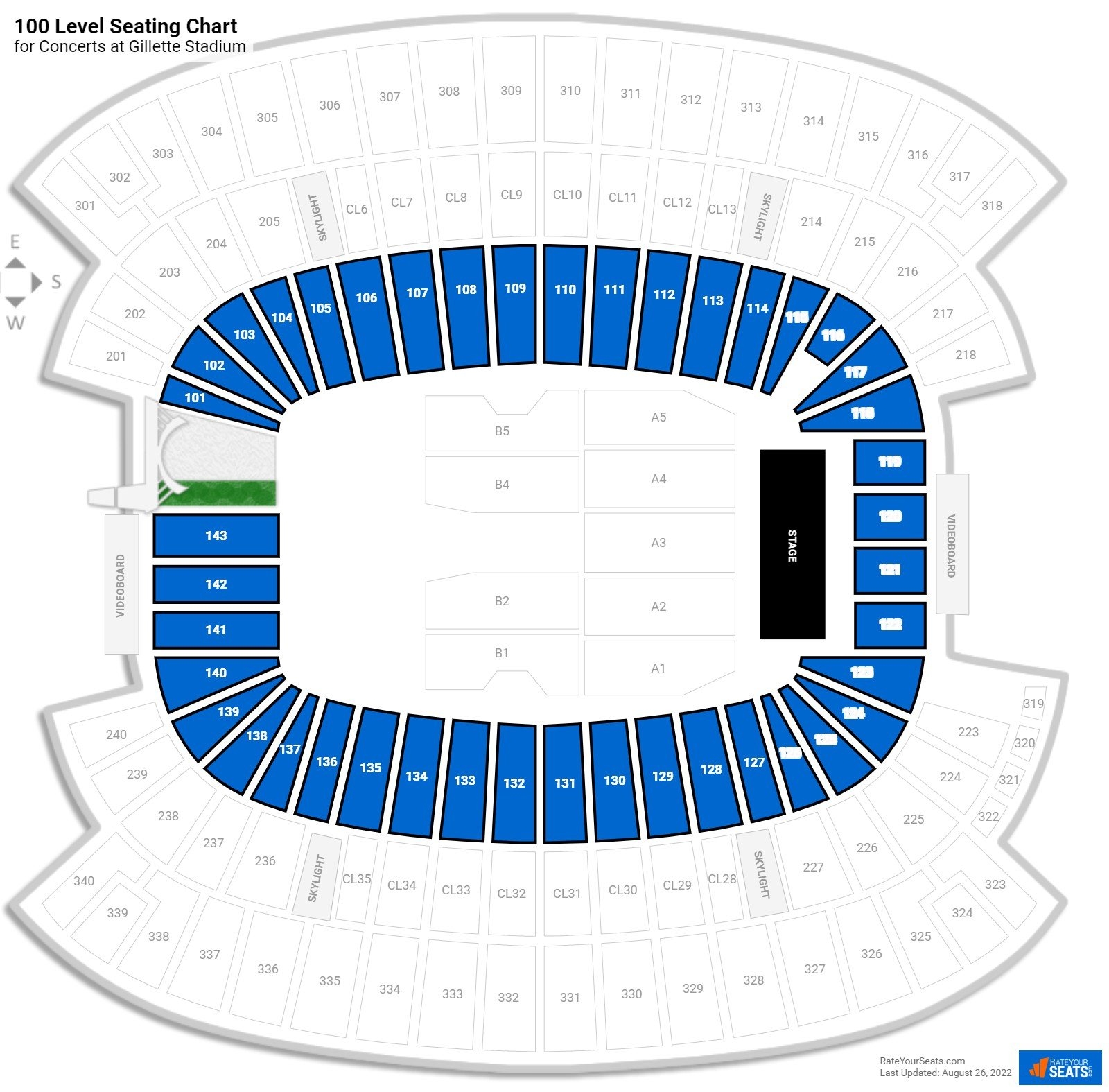 Gillette Seating Chart Cabinets Matttroy