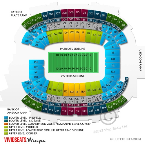 Gillette Stadium Tickets Gillette Stadium Information Gillette 