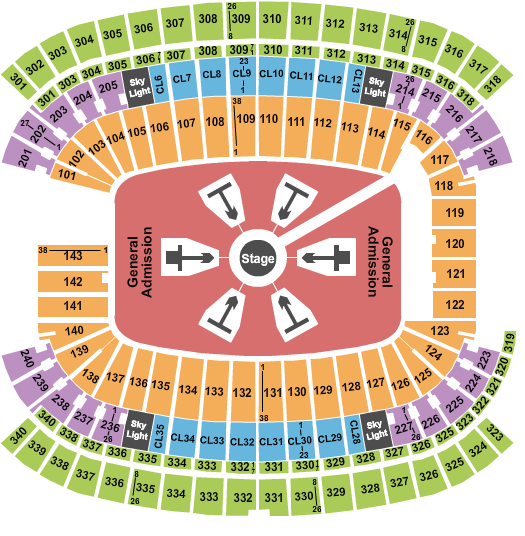 gillette stadium concert seating chart gillette stadium concert seating chart
