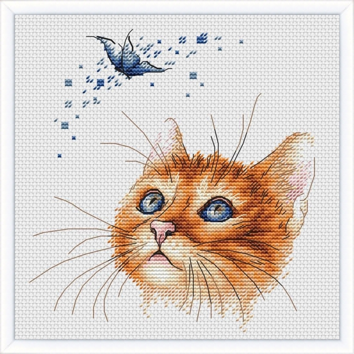 cat cross stitch chart cat cross stitch chart