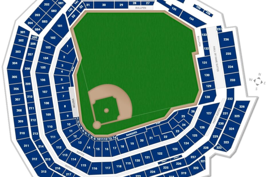Globe Life Field Seating Charts RateYourSeats