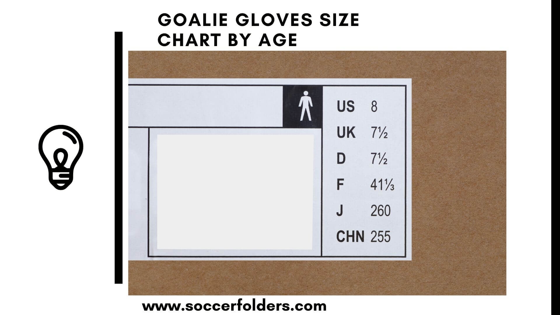 soccer goalie glove size chart soccer goalie glove size chart