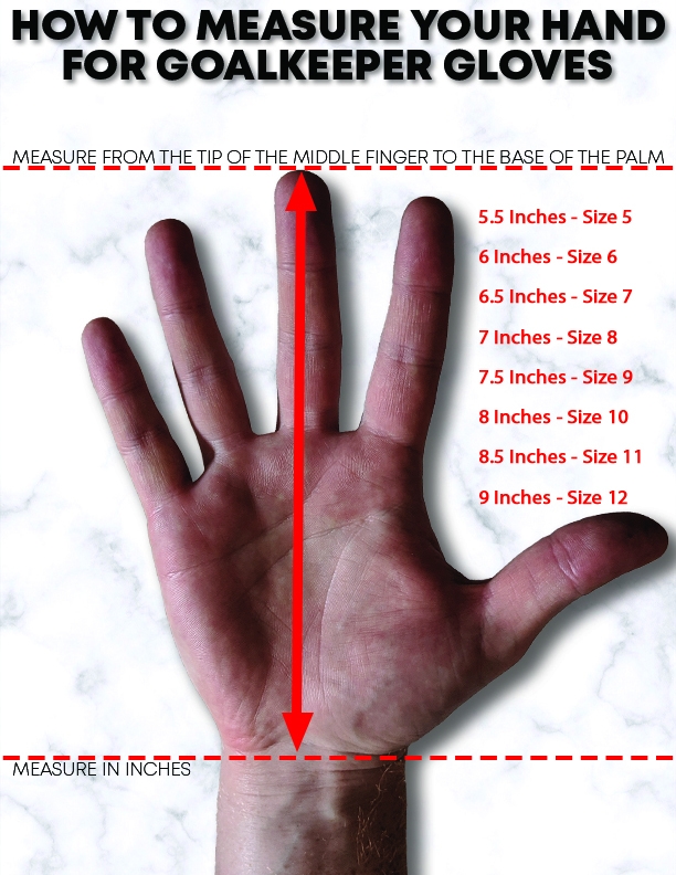 Goalkeeper Gloves Size Guide Guides Online
