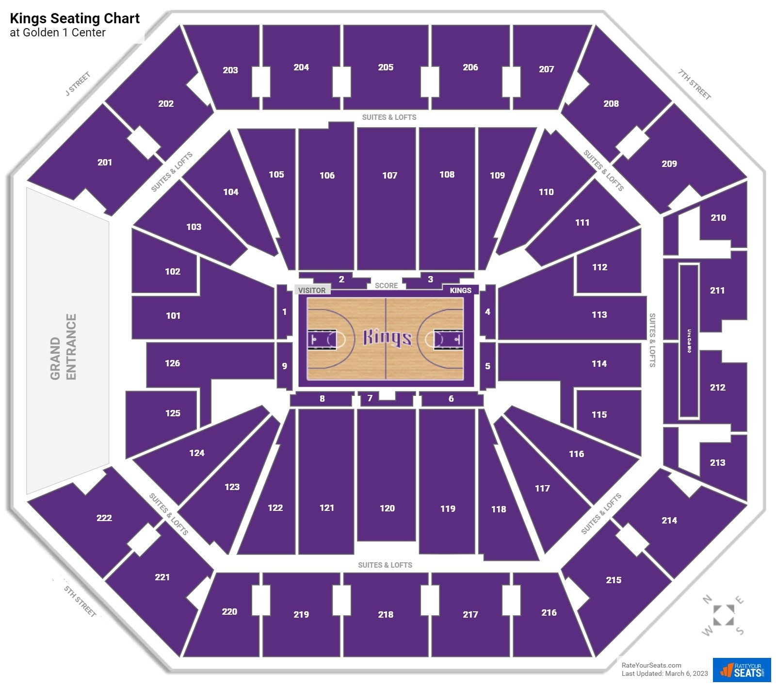 Golden 1 Arena Seating Chart An Immersive Guide To Your Game Day 