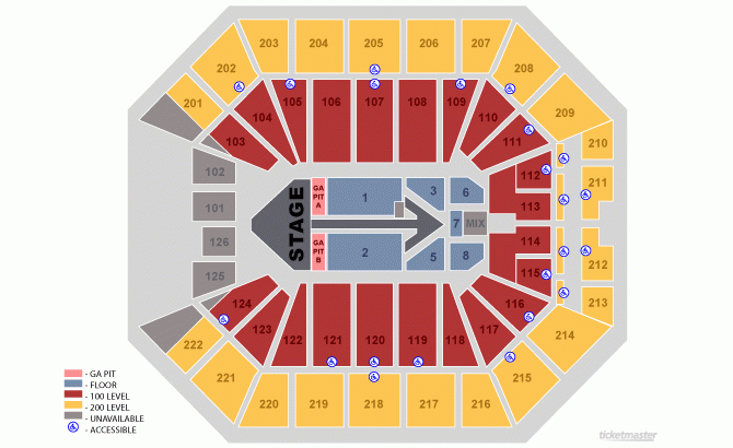 Golden 1 Center Seating Chart Golden 1 Center In Sacramento California