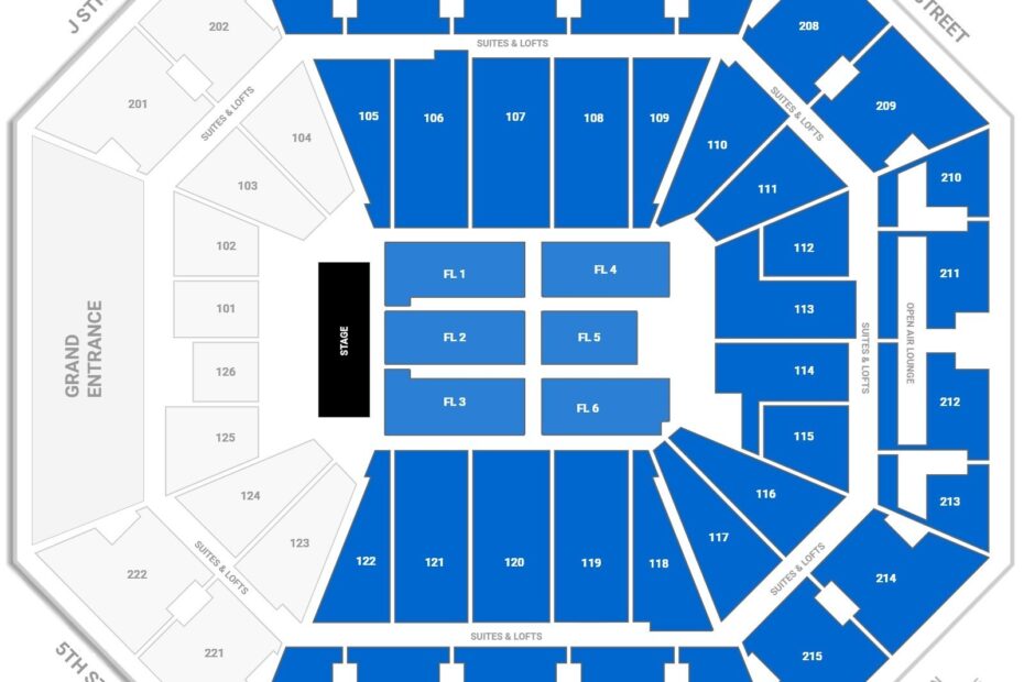 Golden 1 Center Seating Charts RateYourSeats