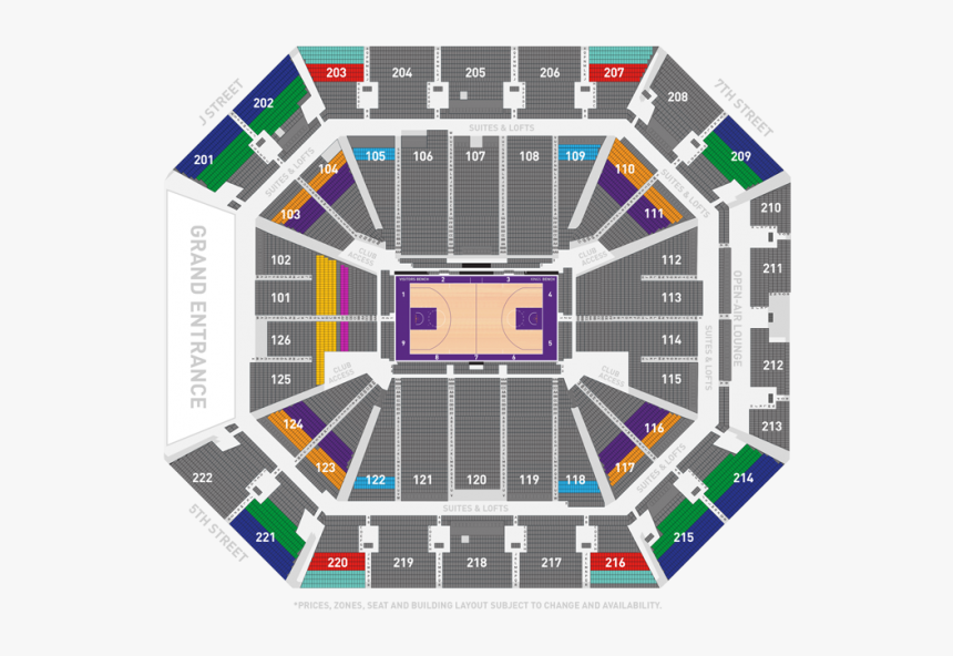 Golden One Center Sacramento Seating Chart Your Guide To The Perfect 