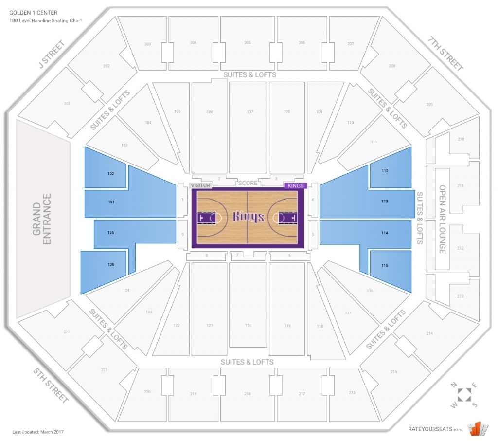 Golden One Seating Chart