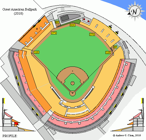 Great American Ballpark Detailed Seating Chart