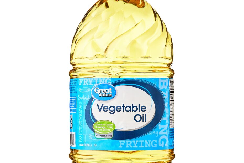 Great Value Vegetable Oil 1 Gallon Soybean Oil Suitable For Frying
