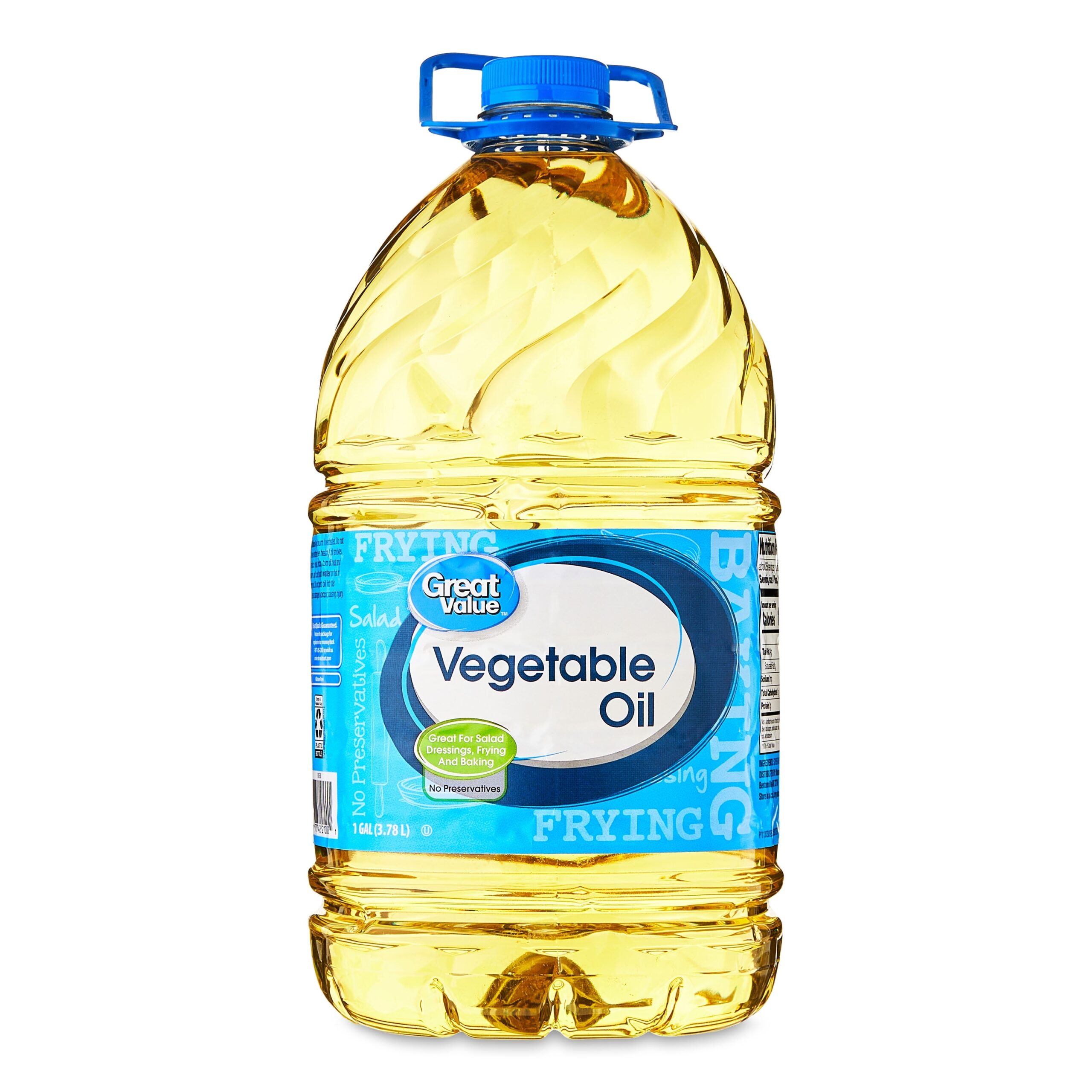 Great Value Vegetable Oil 1 Gallon Soybean Oil Suitable For Frying 