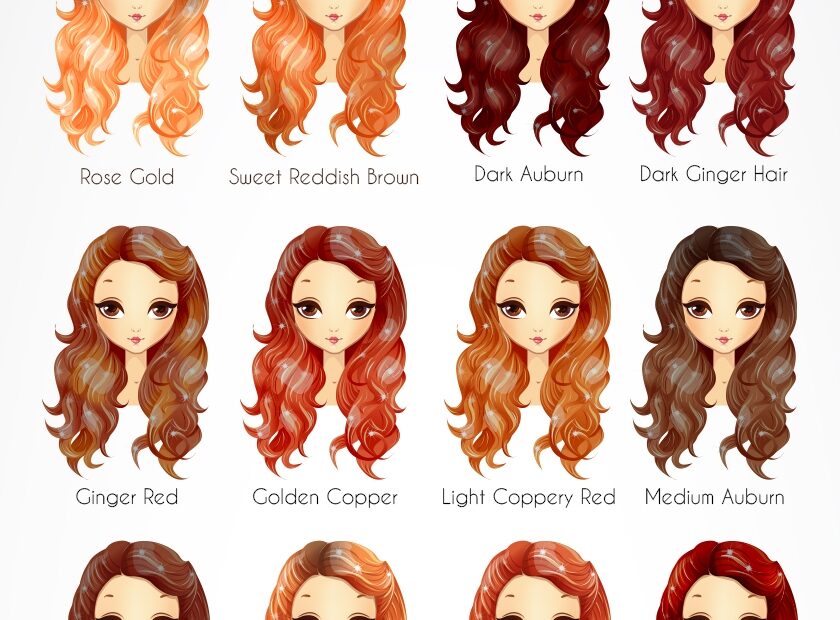 Hair Color Chart Red At Gertrude Grant Blog