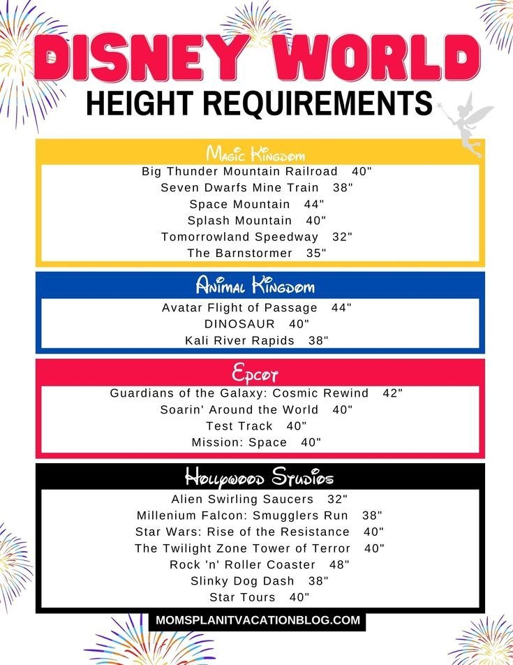 Height Chart For Disney World Rides At Elijah Gannon Blog