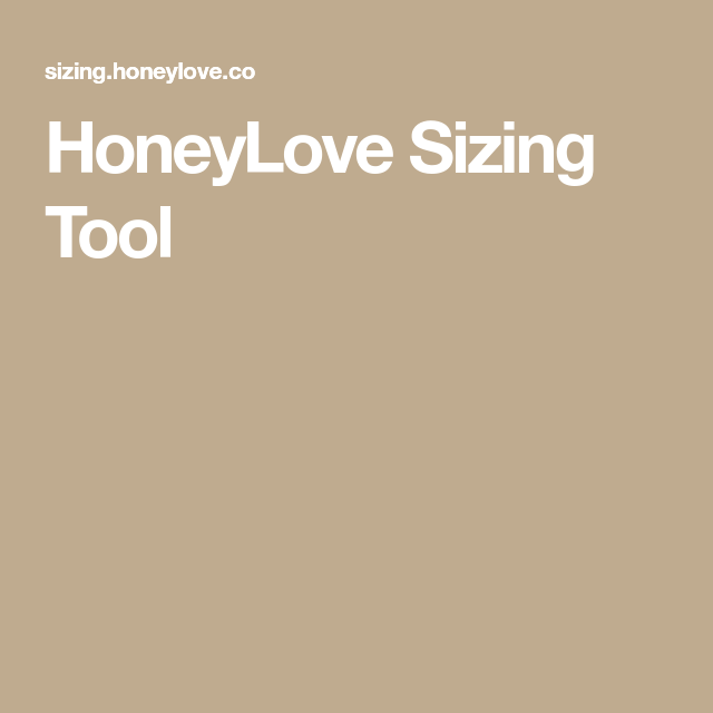 Honeylove Bra Size Chart Educational Chart Resources