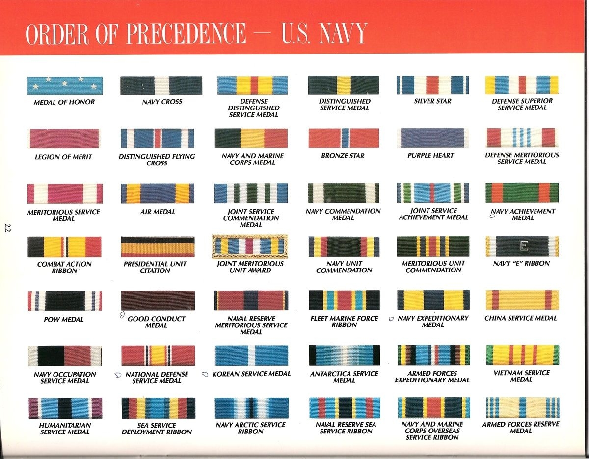 Honoring The U S Navy 39 s Decorations And Awards