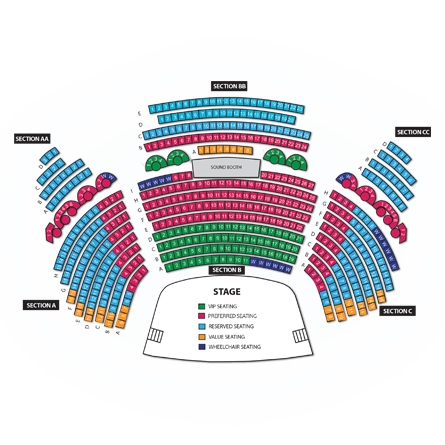 House Of Blues Myrtle Beach Seating Chart