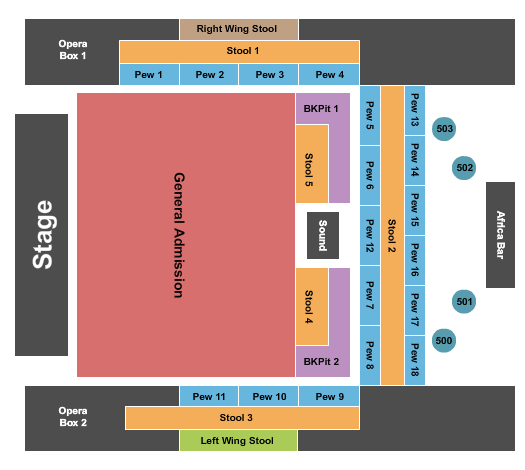 House Of Blues Myrtle Beach Seating Chart With Upcoming Events