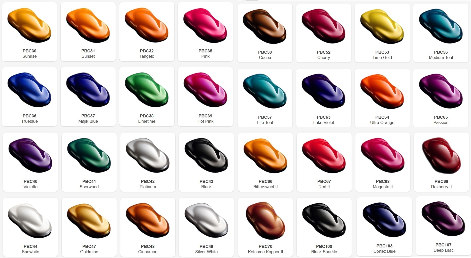 House Of Paint Color Chips