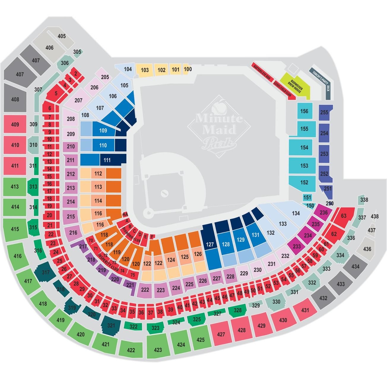 Houston Astros Seating Chart 3d