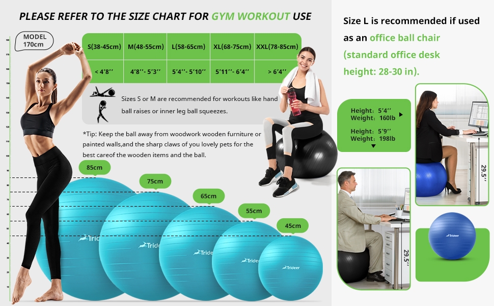 How To Choose A Fitness Ball Size At Lisa Cunningham Blog