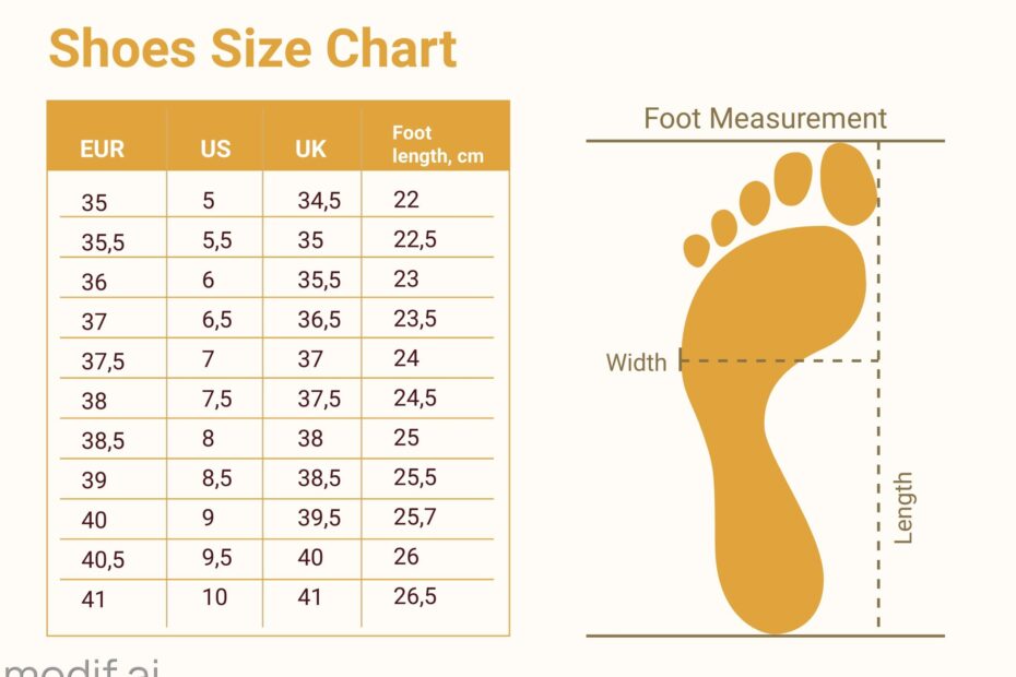 How To Create A Size Chart For Clothing 14 Size Chart Templates