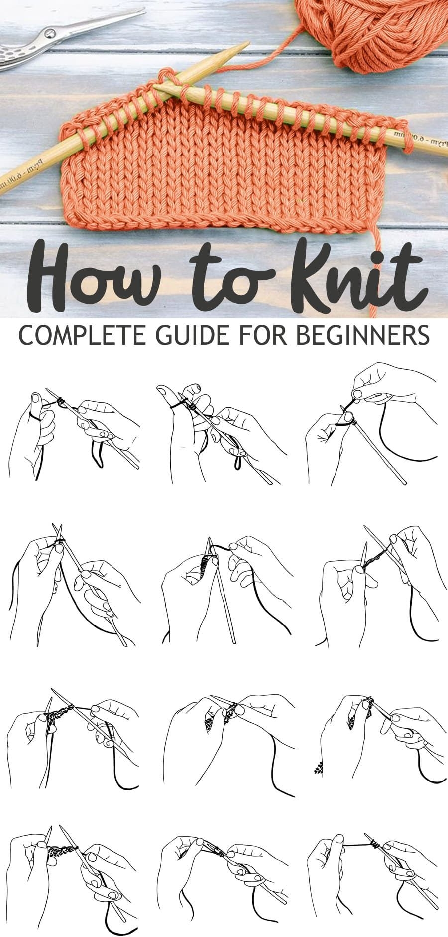 How To Knit A Beginner 39 s Guide