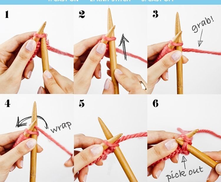 How To Knit For Beginners Sheep And Stitch Beginner Knitting