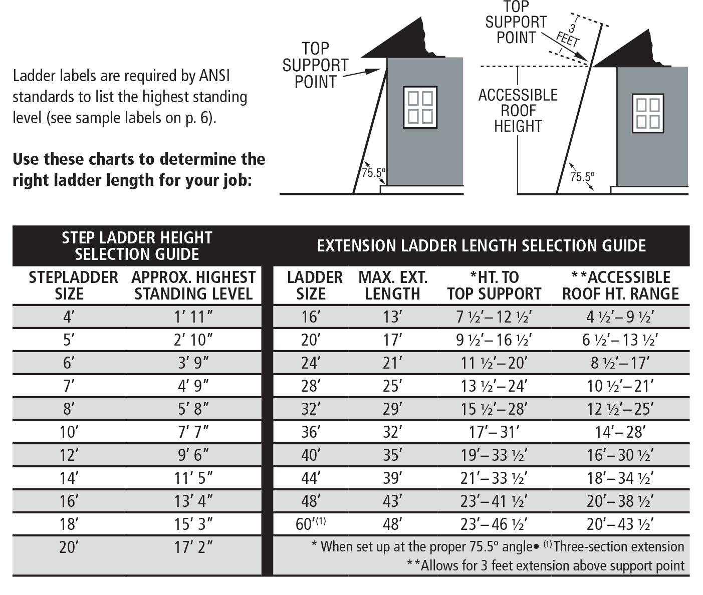 How To Size An Extension Ladder At Otto Atkinson Blog