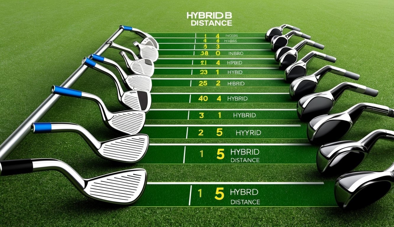 Hybrid Distance Chart Easy Guide To Mapping Success Such Golf