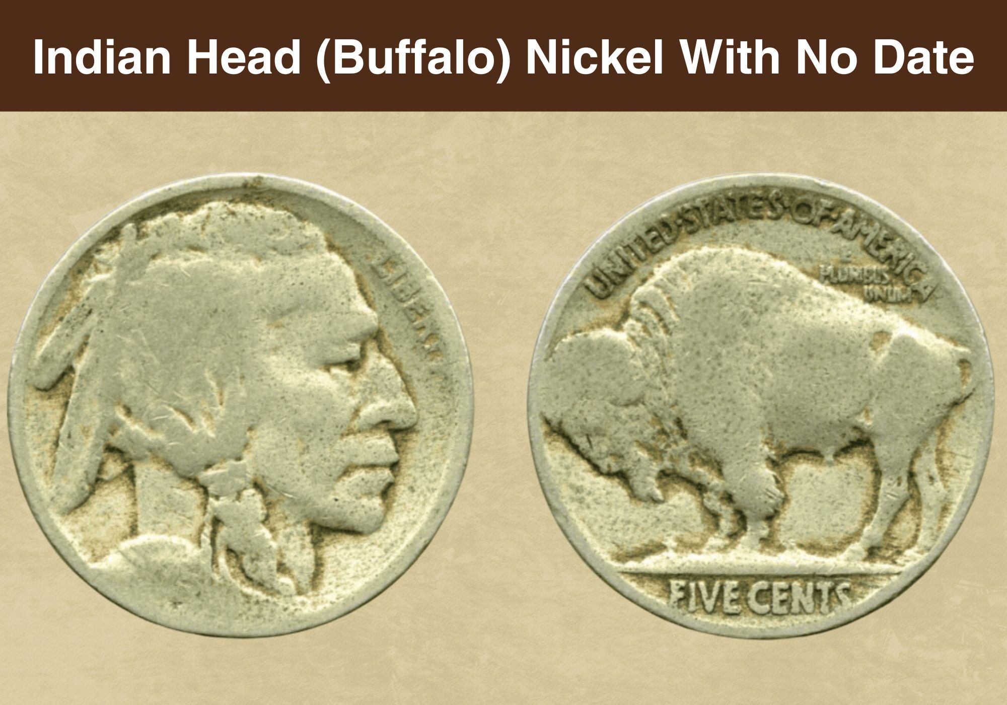 Indian Head Buffalo Nickel With No Date Unlimited Guides To Find The 