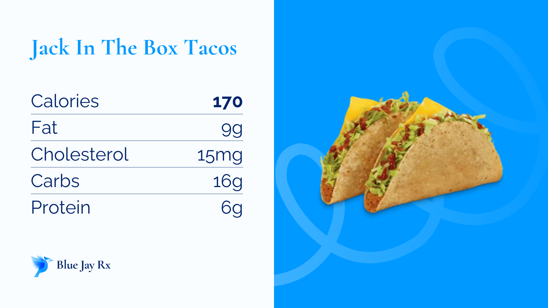 Jack In The Box Tacos Calories And Nutrition Facts One Jack In The 