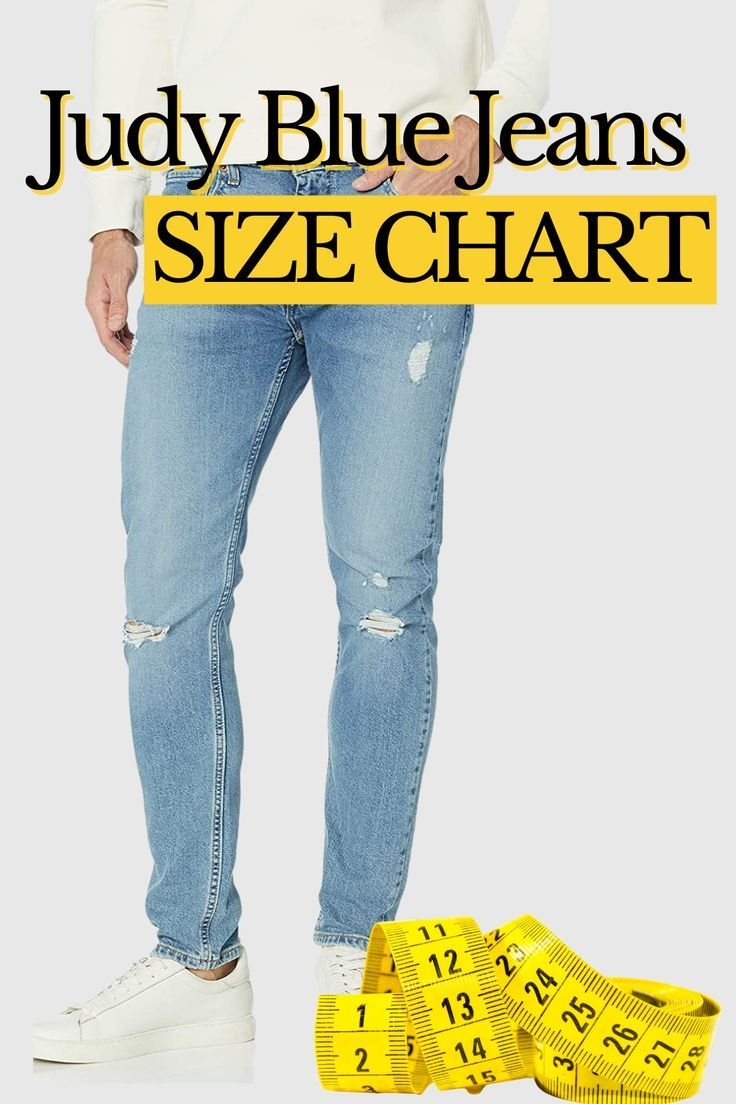 Judy Blue Jean Size Chart Educational Chart Resources