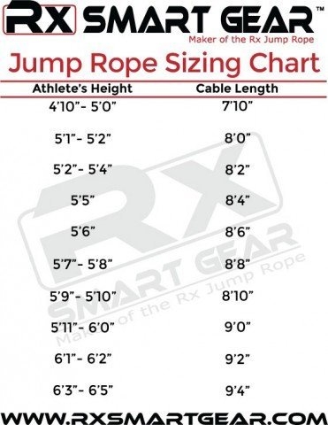 Jump Rope Length Chart Ponasa