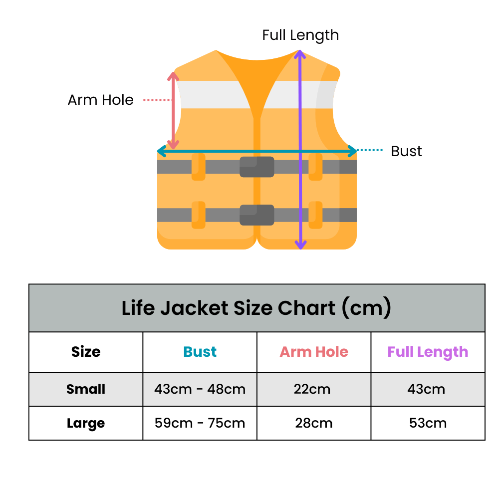 Kids Life Jacket Safe Reliable Swim Aid