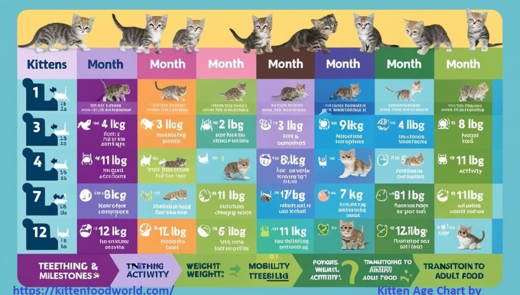Kitten Age Chart Track Your Kitten 39 s Growth And Development By Weeks 
