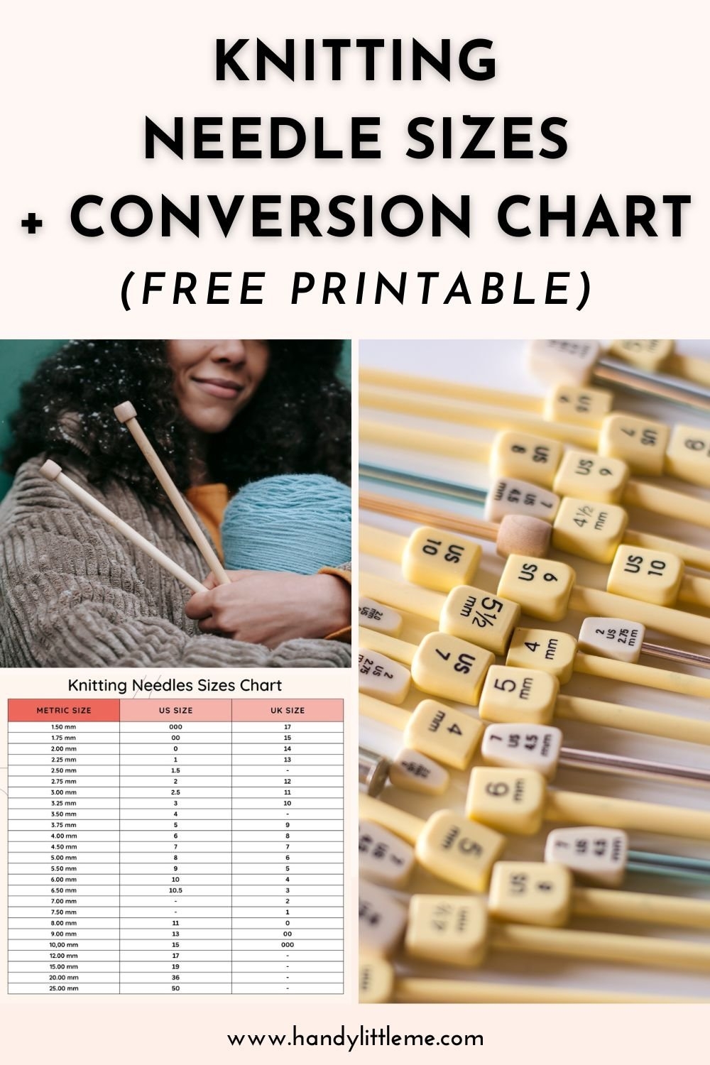 Knitting Needle Conversion Chart Everything You Need To