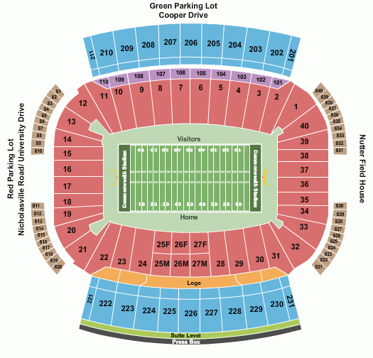 Kroger Field Seating Chart Kroger Field Event 2024 Tickets Schedule 