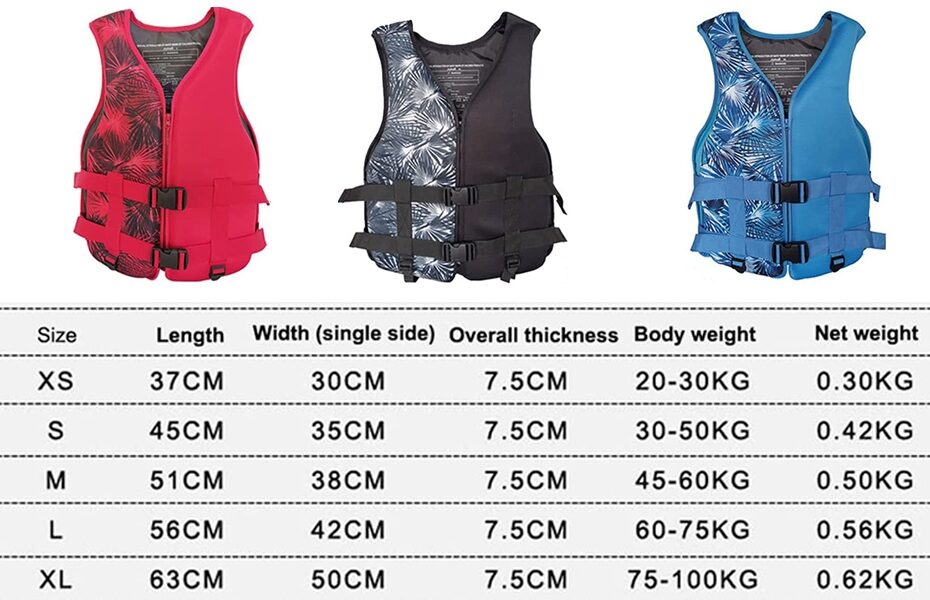 Life Jackets Sizes At Lisa Cunningham Blog